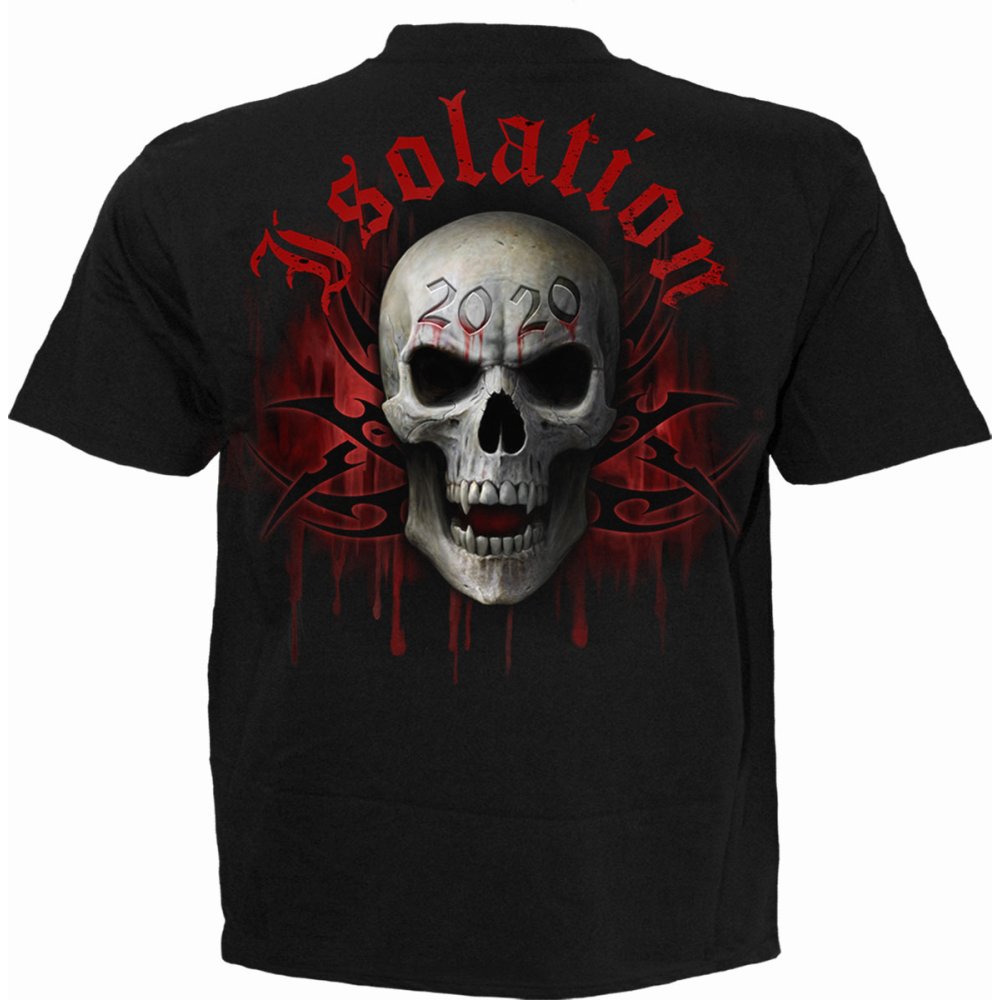 Spiral - SOCIAL DISTANCE Heren Tshirt - Zwart